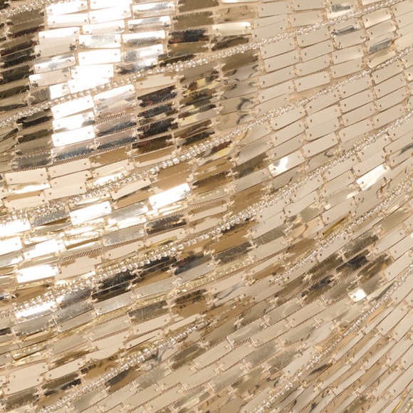 Adrianna Papell Strapless Gold Sequin Dress - Picture 14 of 14